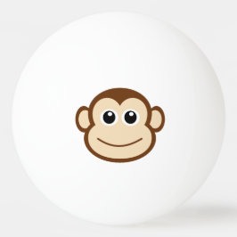 かわいいベビー猿の顔 卓球ボール