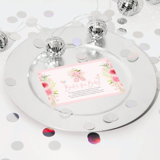 かわいいベビー用の本ABCDフローラブロック セーブザデート