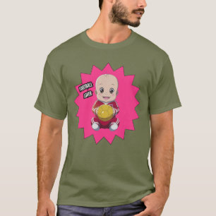 かわいいベビー着用サッカー選手の衣装Tシャツ Tシャツ