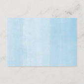 かわいいベビー象の少年の赤ちゃんシャワーベビー用の本 エンクロージャーカード (裏面)