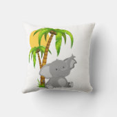 かわいいベビー象の装飾用クッション クッション (裏面)