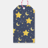 かわいいベビー象カスタム象ありがとう ギフトタグ (裏面)