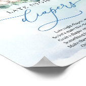 かわいいベビー象ブルーレイトナイトおむつゲーム ポスター (角)