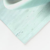 かわいいベビー象食べ象のスパゲッティ フリースブランケット (角)