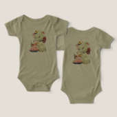 かわいいベビー象食べ (デザイン正面&裏面)