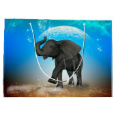 かわいいベビー象 ラージペーパーバッグ (裏面)