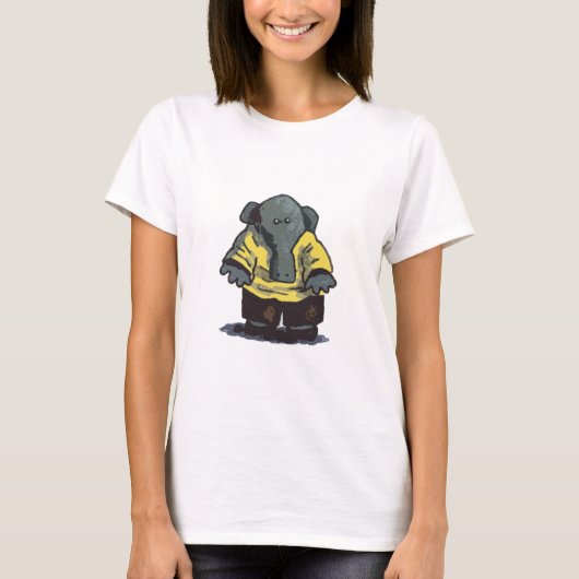 かわいいベビー象 Tシャツ (正面)
