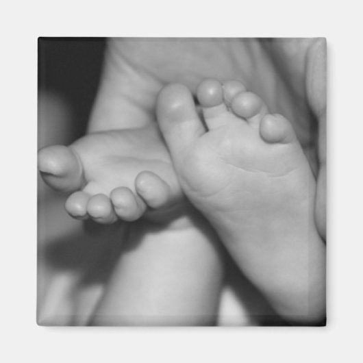 かわいいベビー足 マグネット (正面)