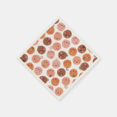 かわいいベビー顔と頬 スタンダードカクテルナプキン (角)