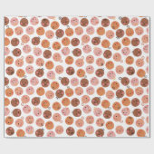 かわいいベビー顔と頬 ラッピングペーパー (フラット)