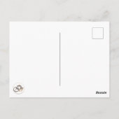 かわいいベビー魔女 ポストカード (裏面)