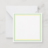 かわいいベビー鳥の囲いカード ノートカード (裏面)