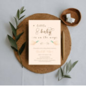 かわいいベビー鳩ベビーシャワー招待状 招待状