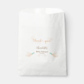 かわいいベビー鳩ベビーシャワー フェイバーバッグ (正面)