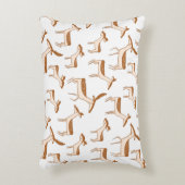 かわいいベビー鹿と家族 アクセントクッション (正面(垂直))
