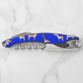 かわいいベビー鹿と家族 ソムリエナイフ (裏面)