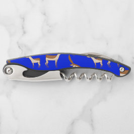 かわいいベビー鹿と家族 ソムリエナイフ