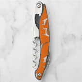 かわいいベビー鹿と家族 ソムリエナイフ (正面)