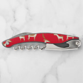 かわいいベビー鹿と家族 ソムリエナイフ (裏面)