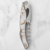 かわいいベビー鹿と家族 ソムリエナイフ (裏面)