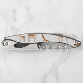 かわいいベビー鹿と家族 ソムリエナイフ (正面)