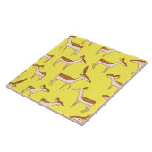 かわいいベビー鹿と家族 タイル (側面)