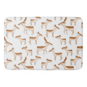 かわいいベビー鹿と家族 バスマット (正面)