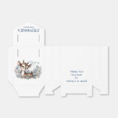 かわいいベビー鹿のクリスマス誕生日の冬のパーティー フェイバーボックス (折り畳みなし)