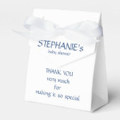 かわいいベビー鹿のクリスマス誕生日の冬のパーティー フェイバーボックス (正面サイド)