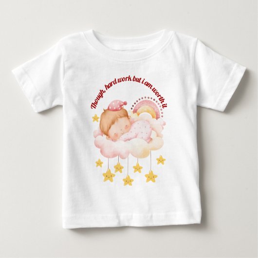 かわいいベビー ベビーTシャツ (正面)