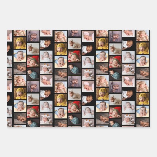 かわいいベビー ラッピングペーパーシート (正面)