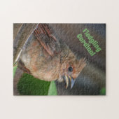 かわいいベビー（鳥）ショウジョウコウカンチョウ鳥の写真自然 ジグソーパズル (横)