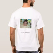 かわいいベビー Tシャツ (裏面)