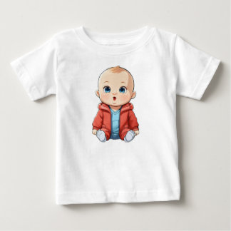 かわいいベビーTシャツかわいいベビープリント ベビーTシャツ