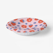 かわいいベリースイートストロベリーブルーベリーベビーシャワー ペーパーボウル (傾斜あり)