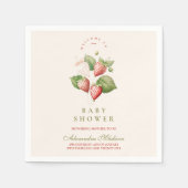 かわいいベリースイートベビーシャワー スタンダードカクテルナプキン (正面)