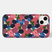 かわいいベリー柄 iPhoneケース (裏面横)