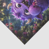 かわいいベリー泥棒のモンスター ファンタジーな森の芸術 薄葉紙 (詳細)