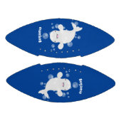 かわいいベルガクジラバブル漫画イラストレーション アメリカンフットボール (パネル)