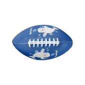 かわいいベルガクジラバブル漫画イラストレーション アメリカンフットボール (正面)