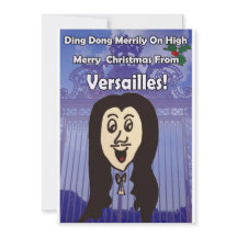 かわいいベルサイユ漫画クリスマスカード