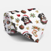 かわいいベルネーズマウンテンドッグクリスマス ネクタイ (ロール)