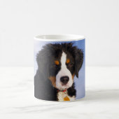 かわいいベルネーゼの山犬 コーヒーマグカップ (中央)