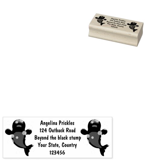 かわいいベルーガの泡の漫画イラストレーション ラバースタンプ (押印)