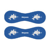 かわいいベルーガの泡の漫画イラストレーション 野球ボール (パネル)