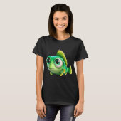 かわいいベレンギンバス芝刈り機 Tシャツ (正面フル)