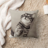 かわいいベンガルの子猫の写真 クッション (ブランケット)