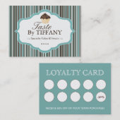 かわいいベーカリーのロイヤリティカード ロイヤリティカード (正面/裏面)