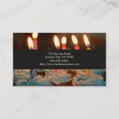 かわいいベーカリーカップケーキ 名刺 (裏面)