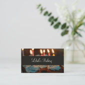 かわいいベーカリーカップケーキ 名刺 (スタンド正面)